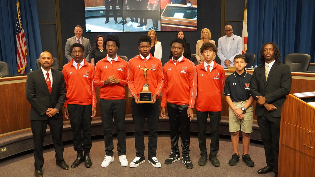 School Board Recognition Meeting award recipients