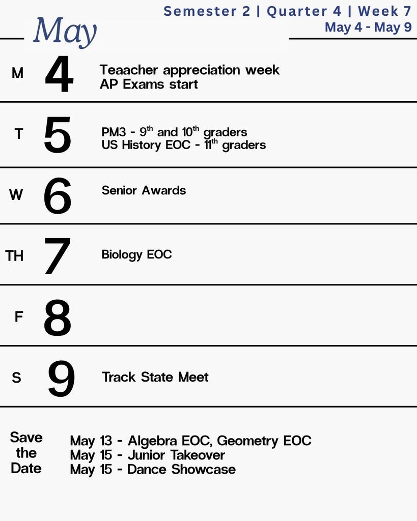 schedule