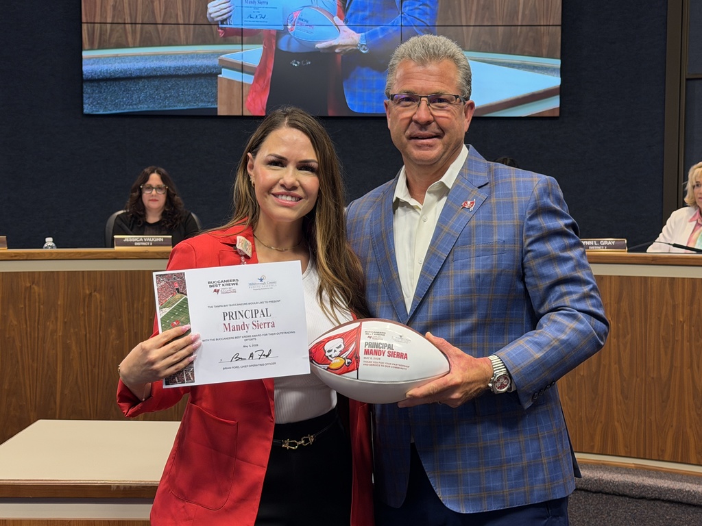 Bucs Best Krewe Award recipient, Mandy Sierra