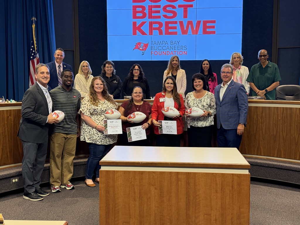 Bucs Best Krewe Award recipients - May 5 Board Meeting