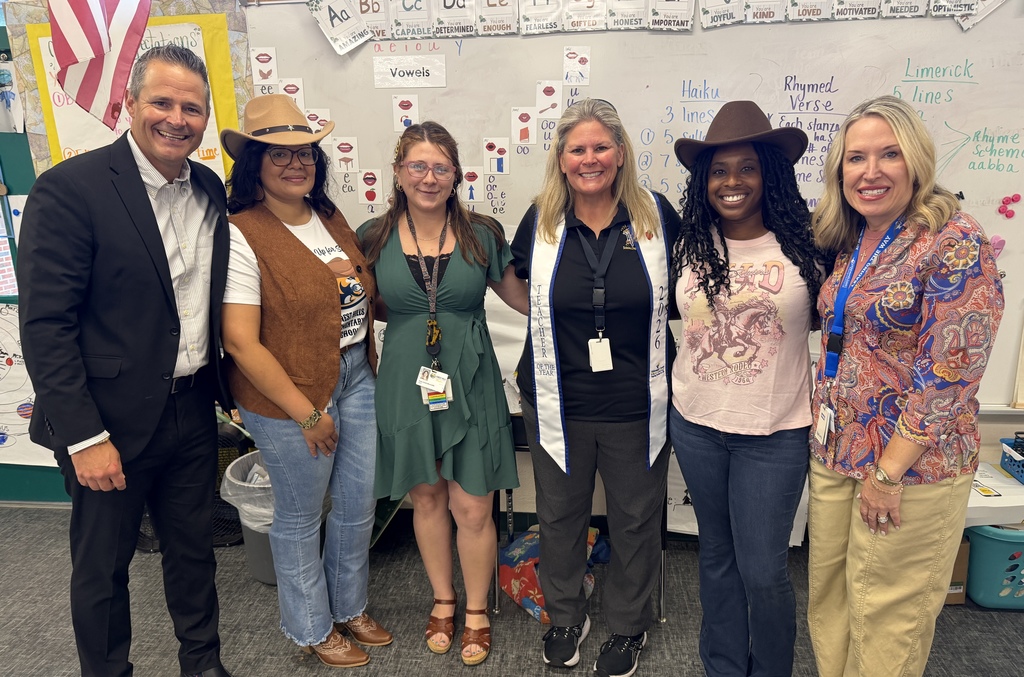 Teacher Appreciation Week surprises with Superintendent Van Ayres