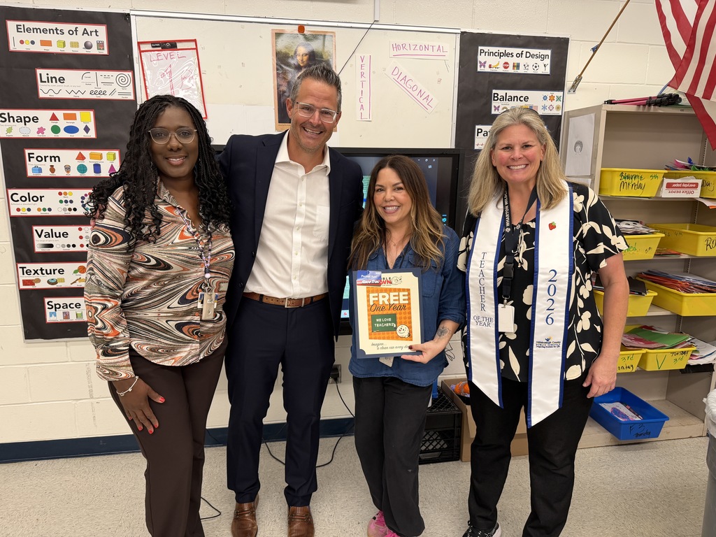 Teacher Appreciation Week surprises with Superintendent Van Ayres