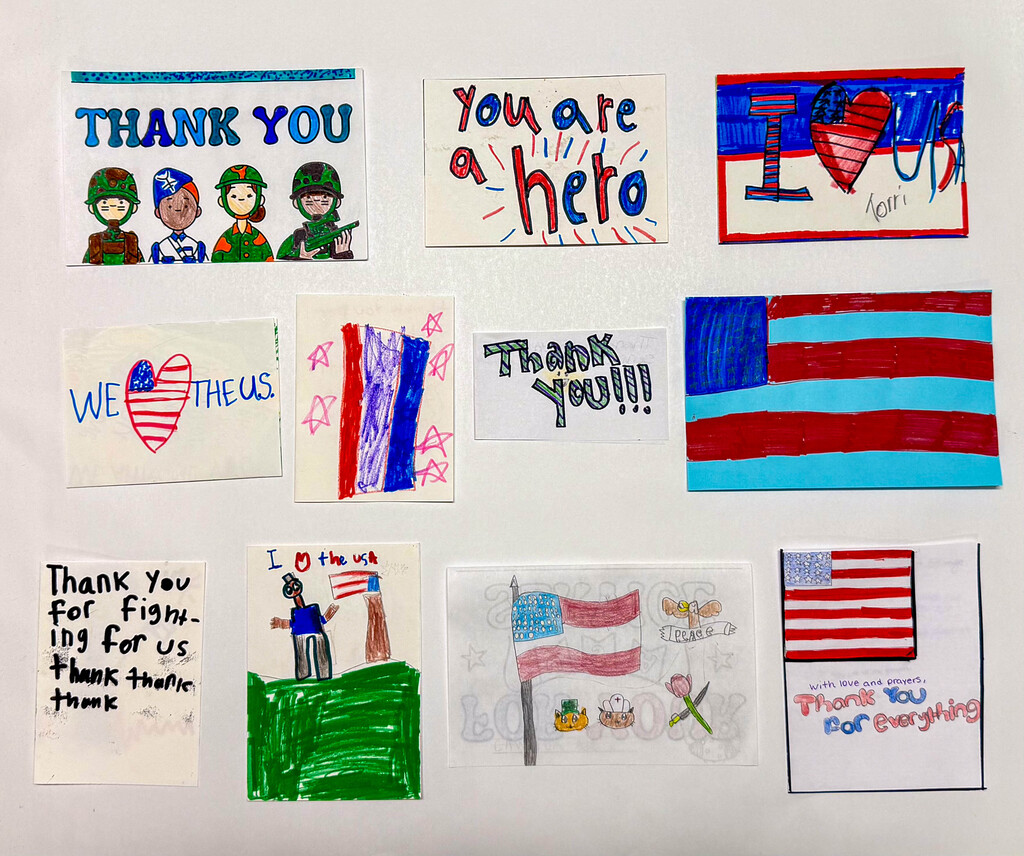 Military Appreciation Month cards