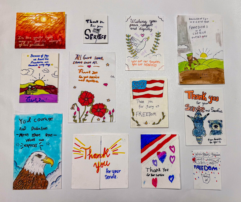 Military Appreciation Month cards