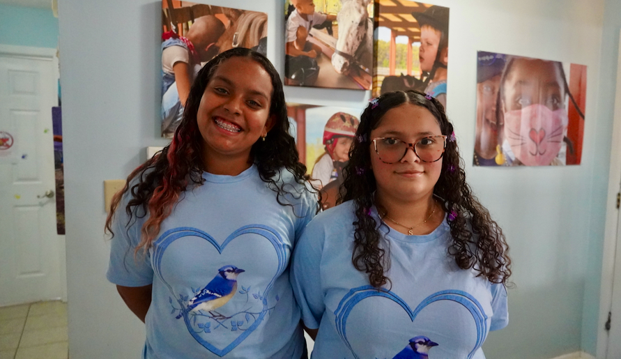 Students at  1Voice Foundation ceremony