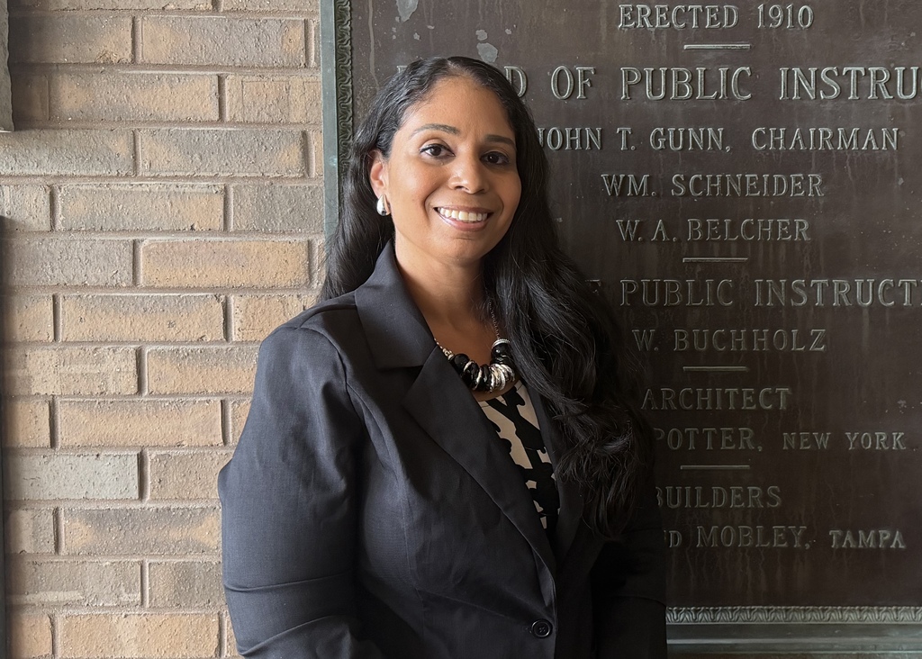 Carmon Hinton, principal of McDonald Elementary School
