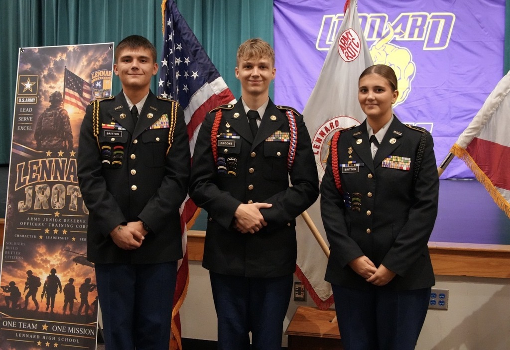 Lennard JROTC Students Recognized for Quick Lifesaving Actions