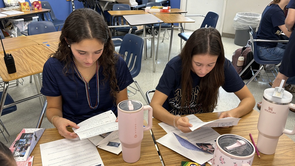 Alonso students opened and read letters written by former students right after the tragedies on 9-11 took place. 
