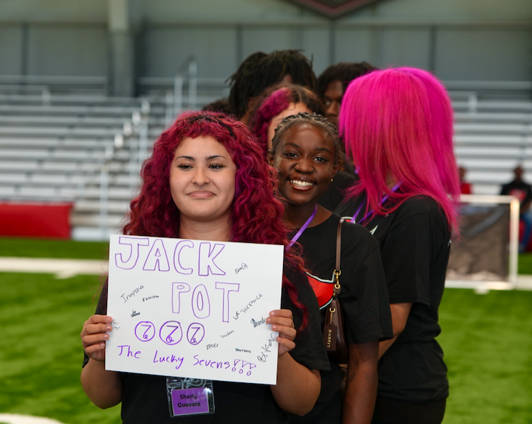 Students at Student-Player Mentoring Program