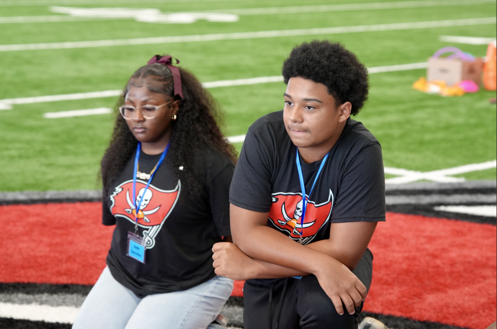 Students at Student-Player Mentoring Program
