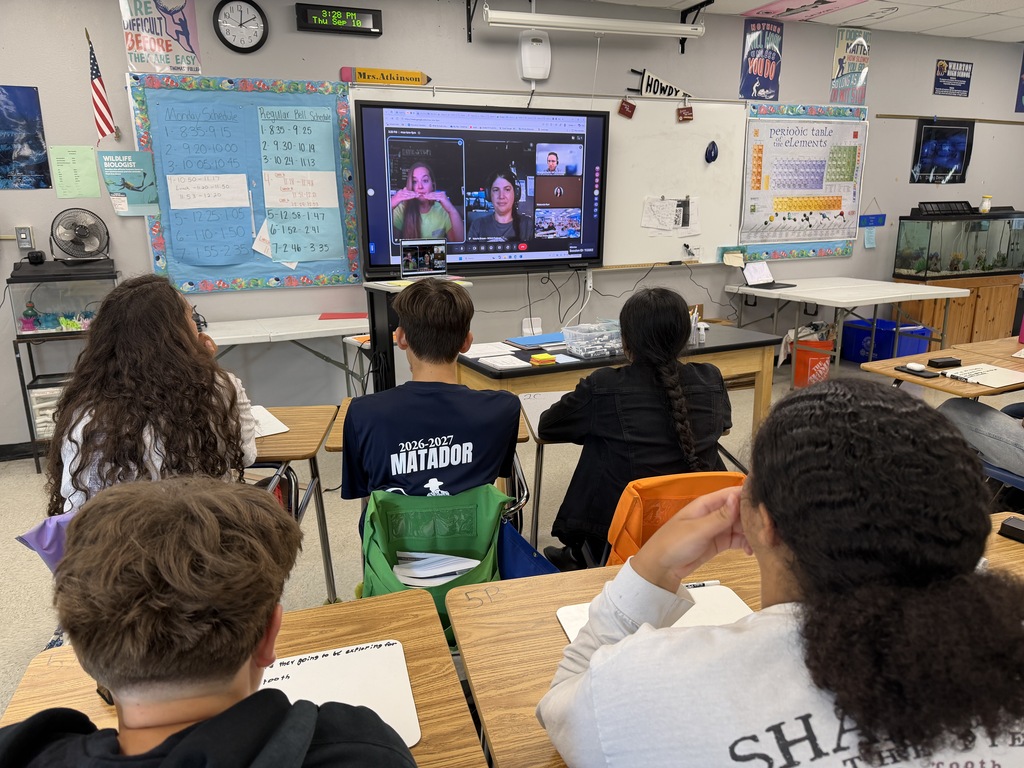 Wharton High School students speak with NOAA Ocean Exploration scientists via Zoom call