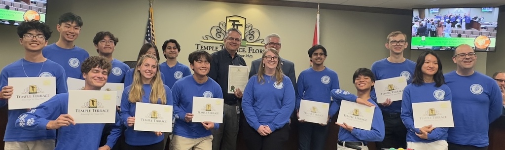 King students recognized by the City of Temple Terrace