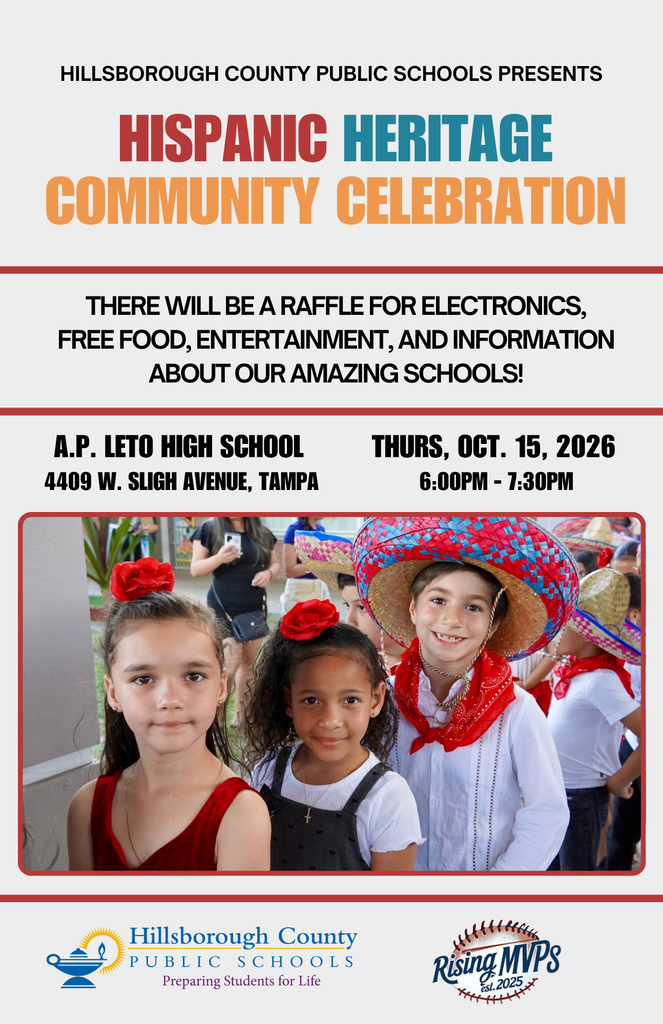 Flyer for Hispanic Heritage Community Celebration