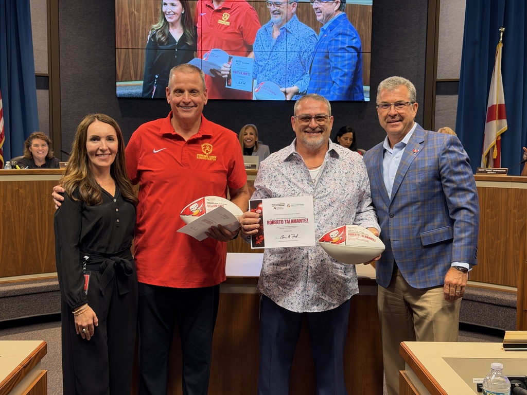 Buccaneers Best Krewe 2026-2027 School Year Recipients: Steven Sims and Roberto Talamantez