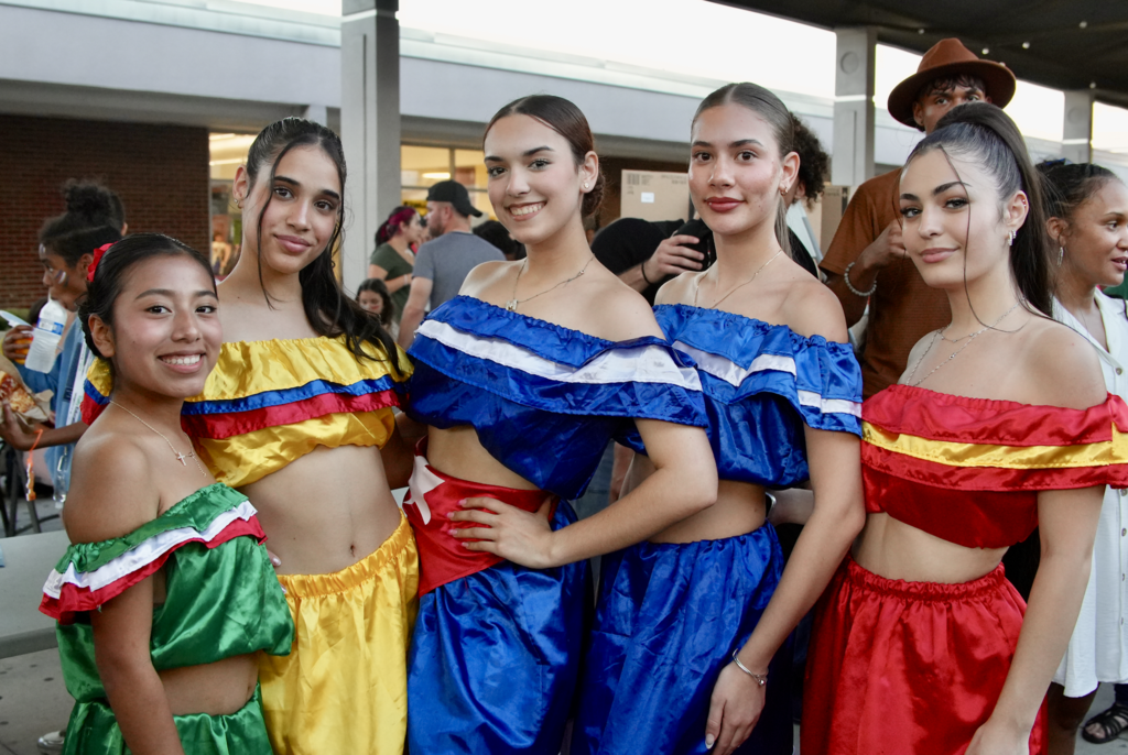 Students at Hispanic Heritage Month Celebration