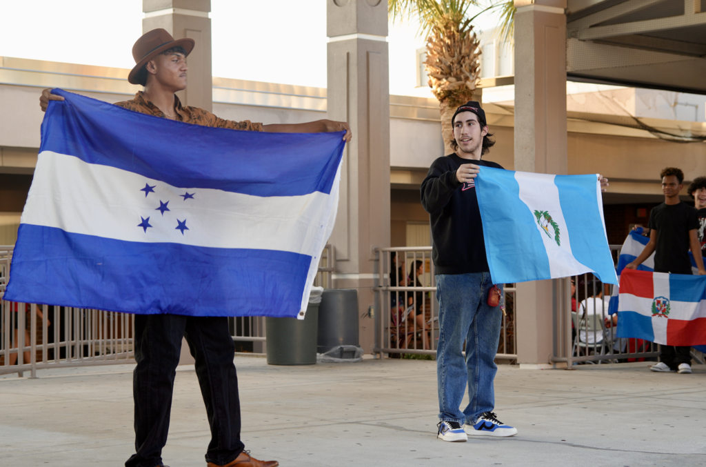 Students performing at Hispanic Heritage Month Celebration