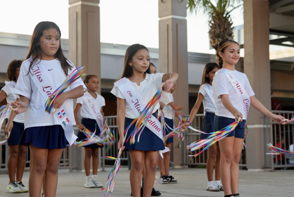 Students performing at Hispanic Heritage Month Celebration