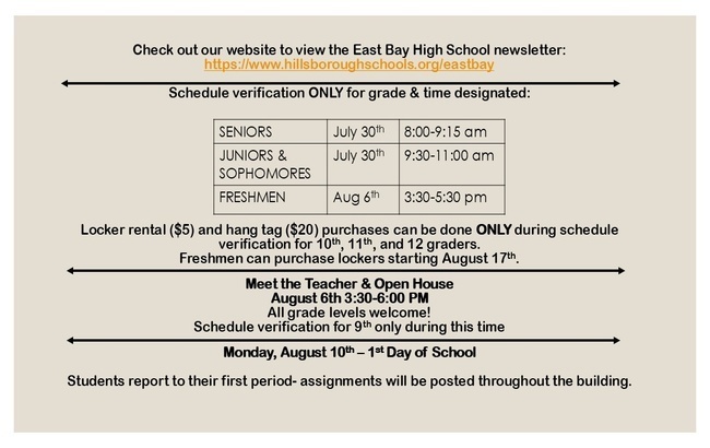 Before school information.