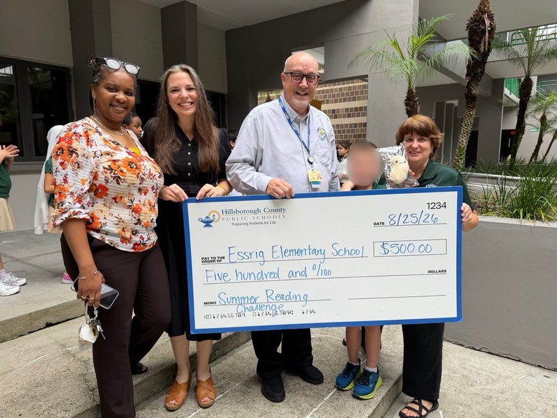 Essrig student wins Read, White, and Blue Reading Challenge