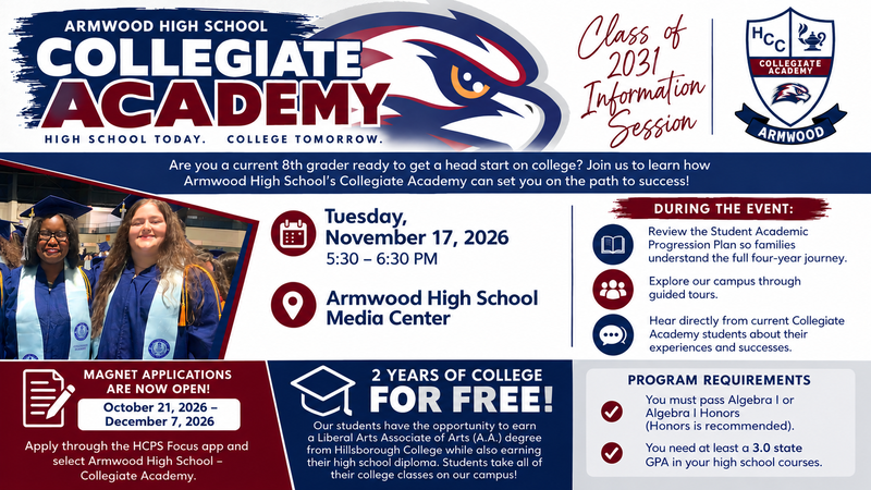 Collegiate Academy Info Night