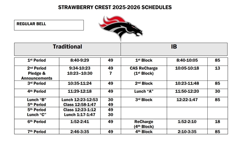 Bell Schedule 