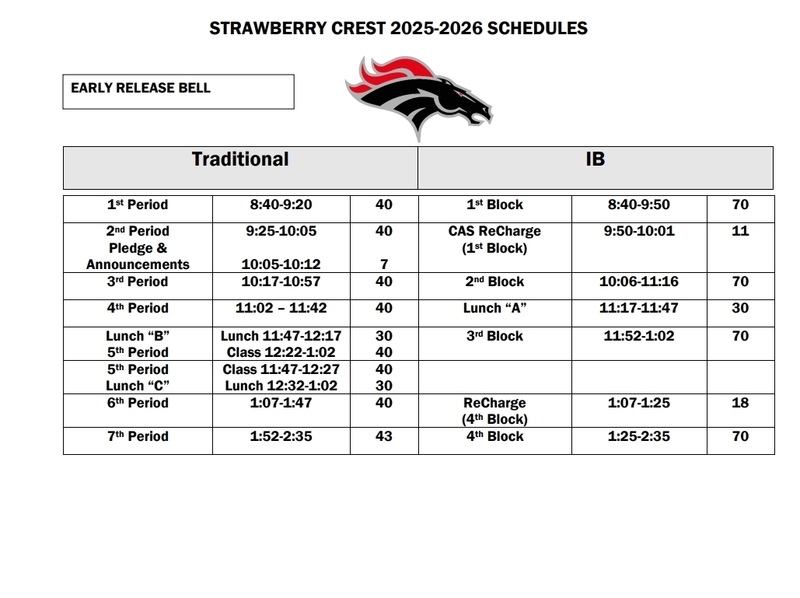 Bell Schedule 
