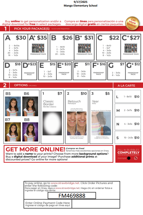 Fall Picture Day 9-17-25