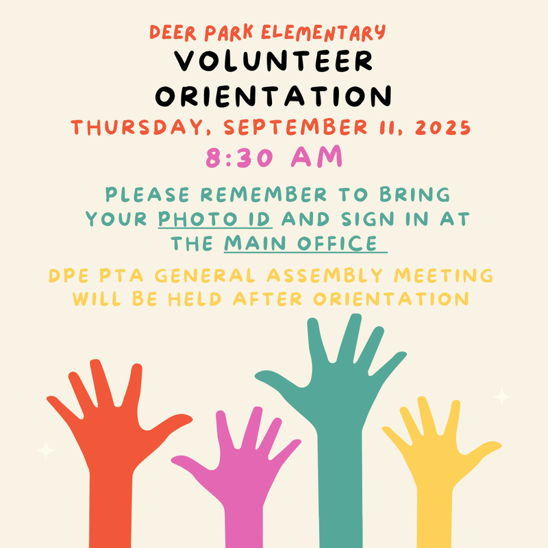 Volunteer Orientation!