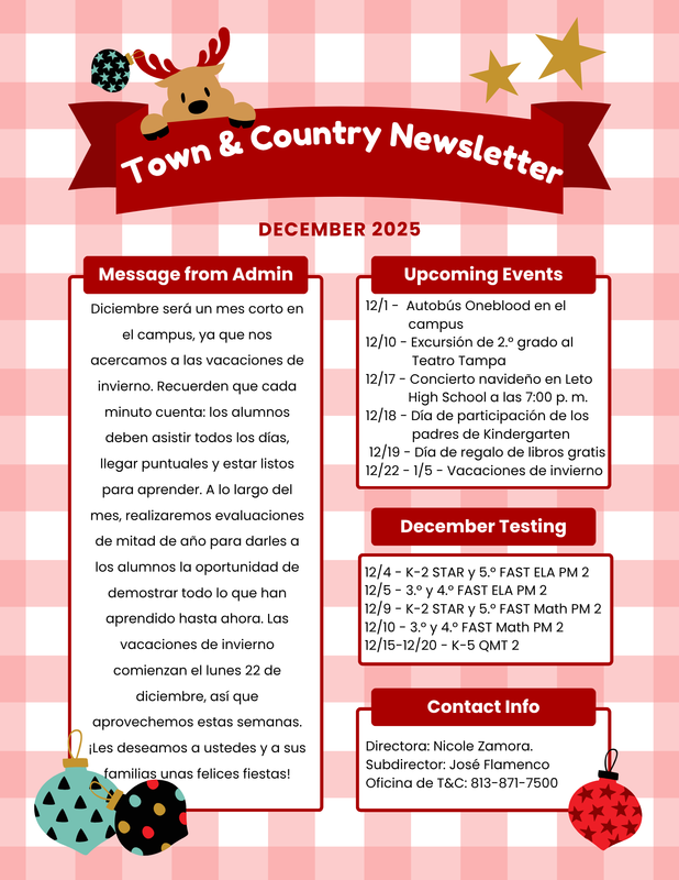 December Newsletter