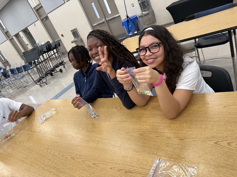 Scouts Visit - Making Sensory Bags 
