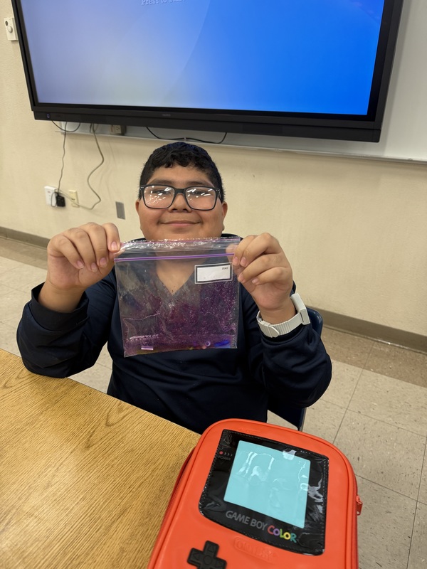 Scouts Visit - Making Sensory Bags 