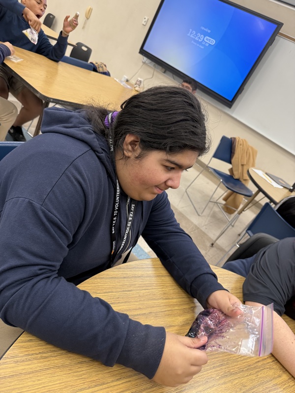 Scouts Visit - Making Sensory Bags 