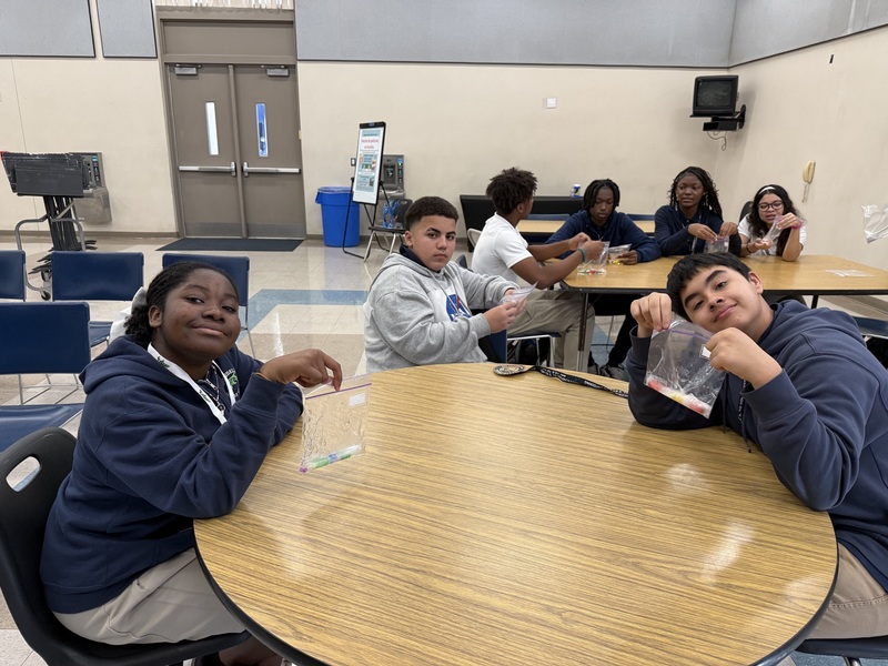 Scouts Visit - Making Sensory Bags 