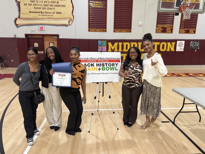 1st place at the HABSE 10th Annual Black History Brain Bowl 2026!