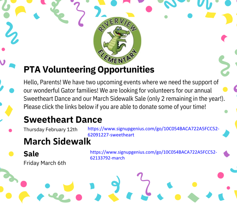 PTA Volunteering Opportunities