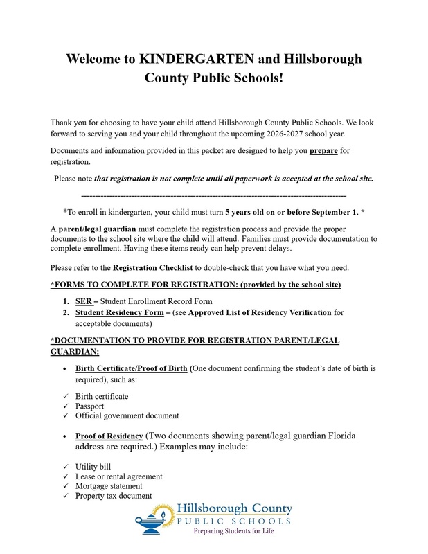 Registration information page 1