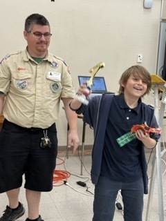 Pinewood Derby with Scouts
