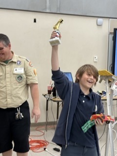 Pinewood Derby with Scouts