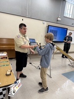 Pinewood Derby with Scouts