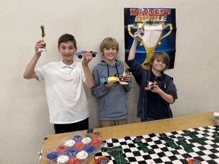 Pinewood Derby with Scouts