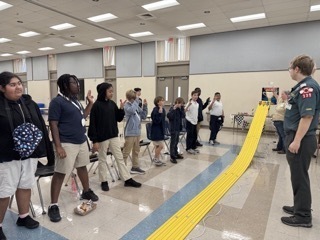 Pinewood Derby with Scouts