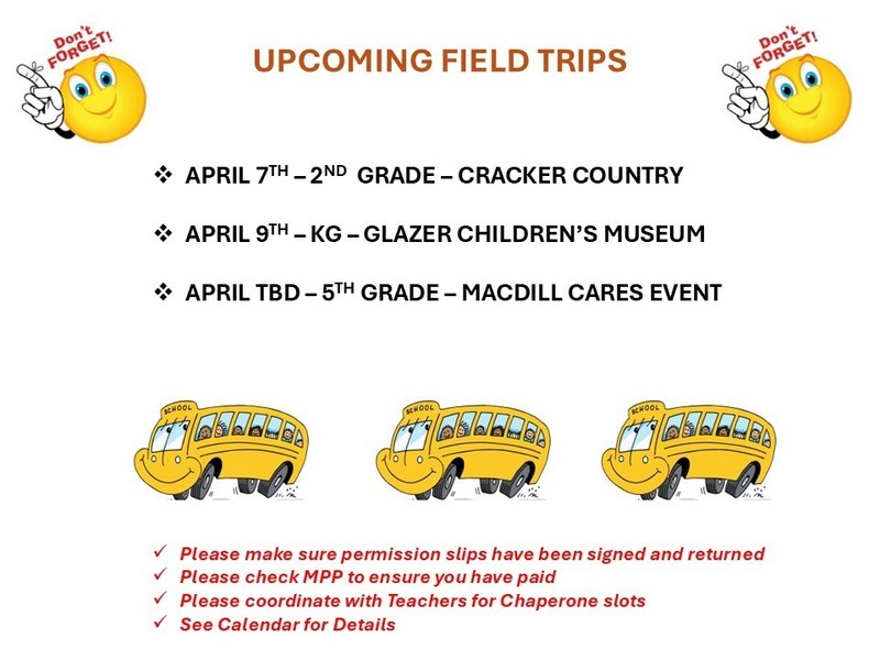 APR FIELD TRIPS