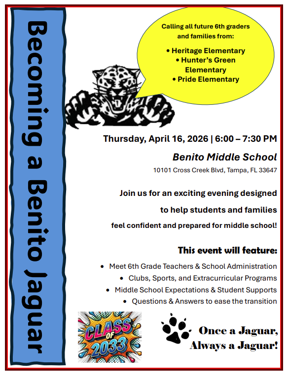 5th Grade Family Night