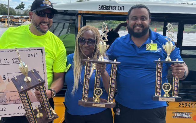 Top 3 winners at Safety Rodeo