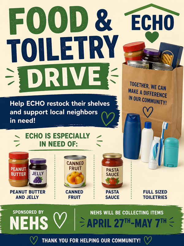 Food and Toiletry Drive Info