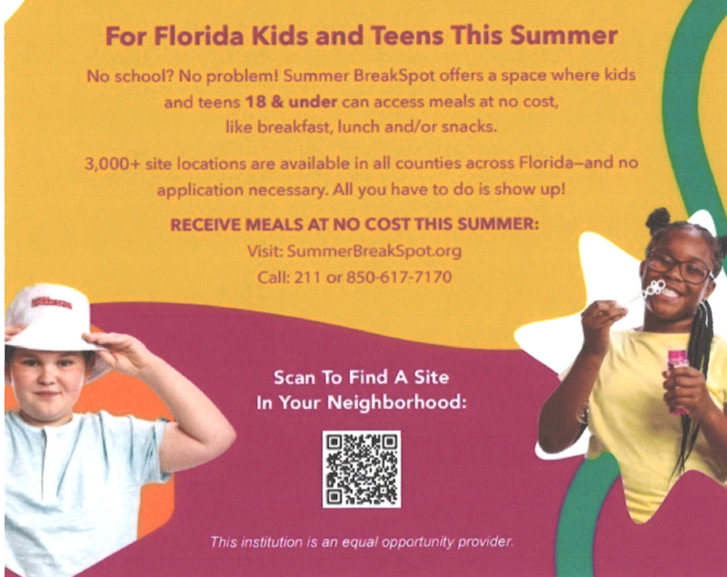 Summer Break Spot information