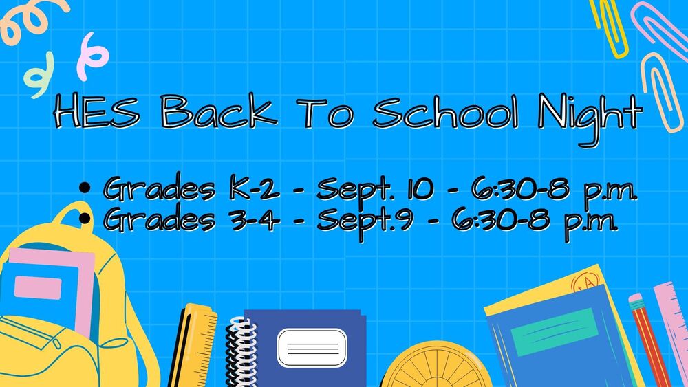 Flyer for Back to School