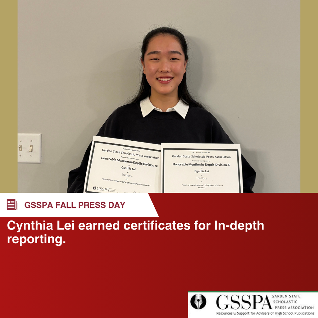 Students from Hillsborough HS attended GSSPA Fall Press Day, and received an award of Platinum for the 2025 edition of Ramrod, the HHS yearbook. Anna Kolodziejski earned a certificate for Excellence in Academic Coverage. Neha Rahul earned a certificate for Excellence in Student Life coverage. Ciara Blair &  Augustine Li earned a certificate for Excellence in Sports Coverage. Neha Rahul & Carolina Giordano earned a certificate for Excellence in Clubs & Organization Coverage. Cynthia Lei earned certificates for In-depth reporting.