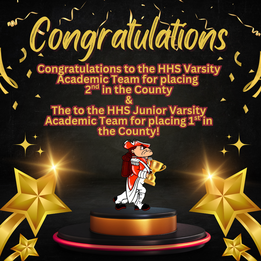 Congratulations to the Varsity Academic Team for finishing their season second in the county! Special congratulations to our Junior Varsity Academic Team for earning first place in the county! Both teams had an incredible season and represented our school with excellence. Amazing job! Go Raiders!