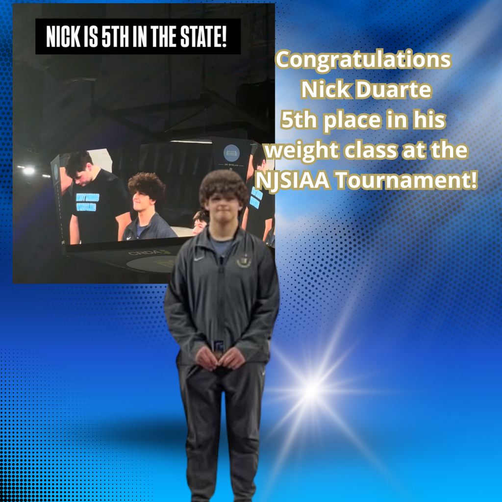 Congratulations to the HHS Boys and Girls Wrestling team on their outstanding season! Our students brought home 3rd, 5th, 7th & 8th places in their weight classes at the NJSIAA tournament! Amazing job! Go Raiders!